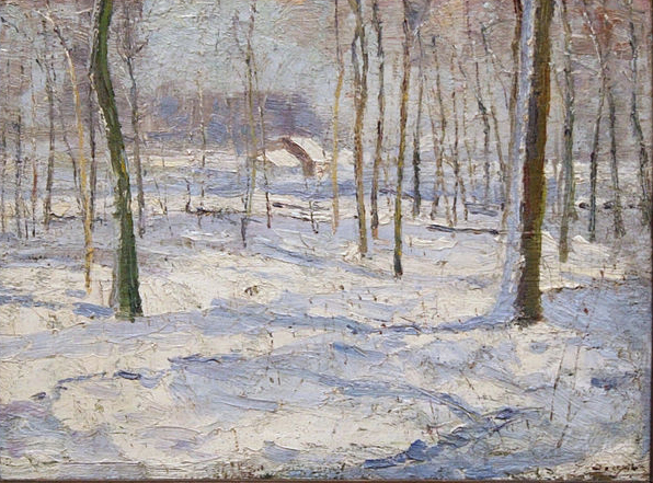 Georges Buysse Winter Landscape